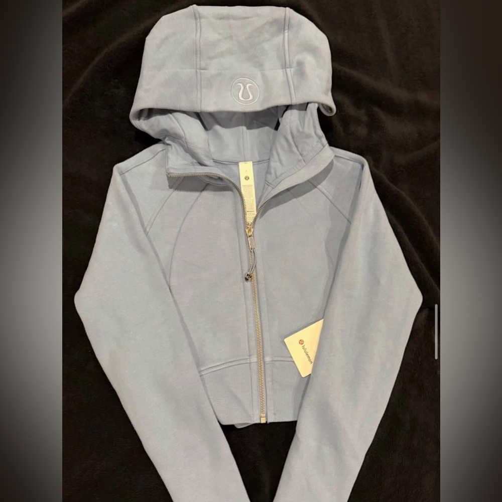 Lululemon Scuba Full zip cropped hoodie